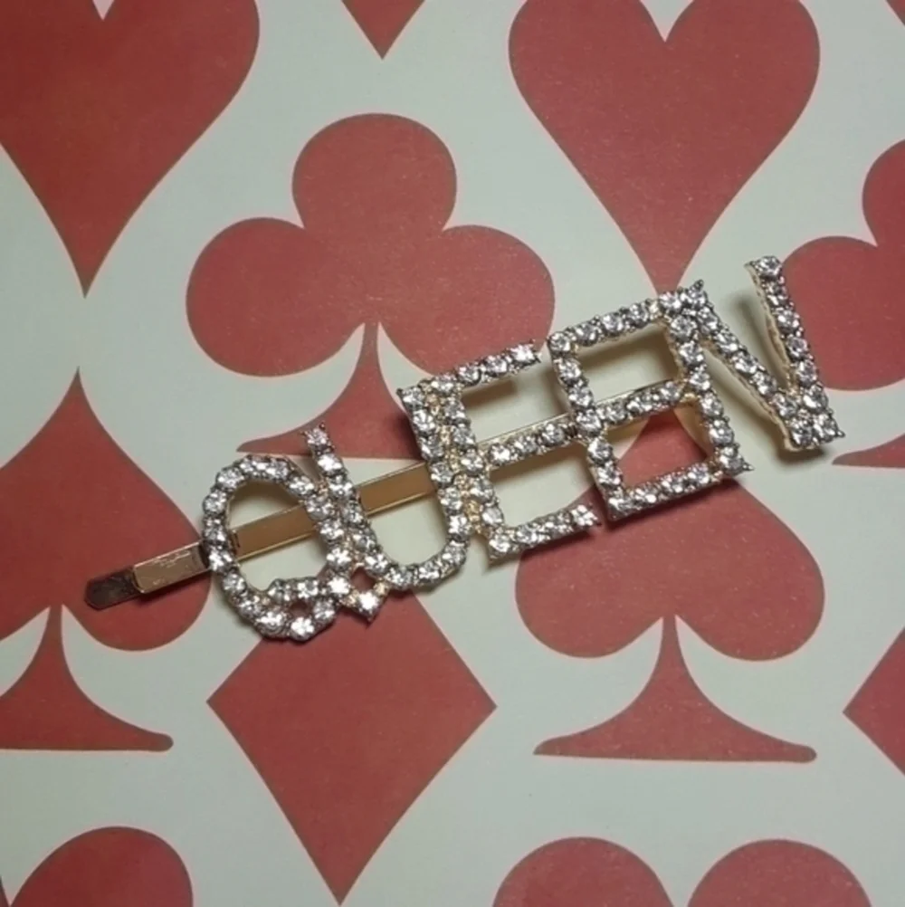 ☄QUEEN CZ ICY HAIR PIN -Gold